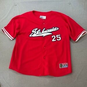 St Louis Cardinals Baseball Jersey Red Mark McGwire MLB‎ Players Choice Mens XL